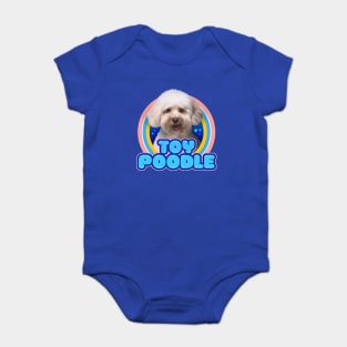 Toy Poodle dog Baby Bodysuit